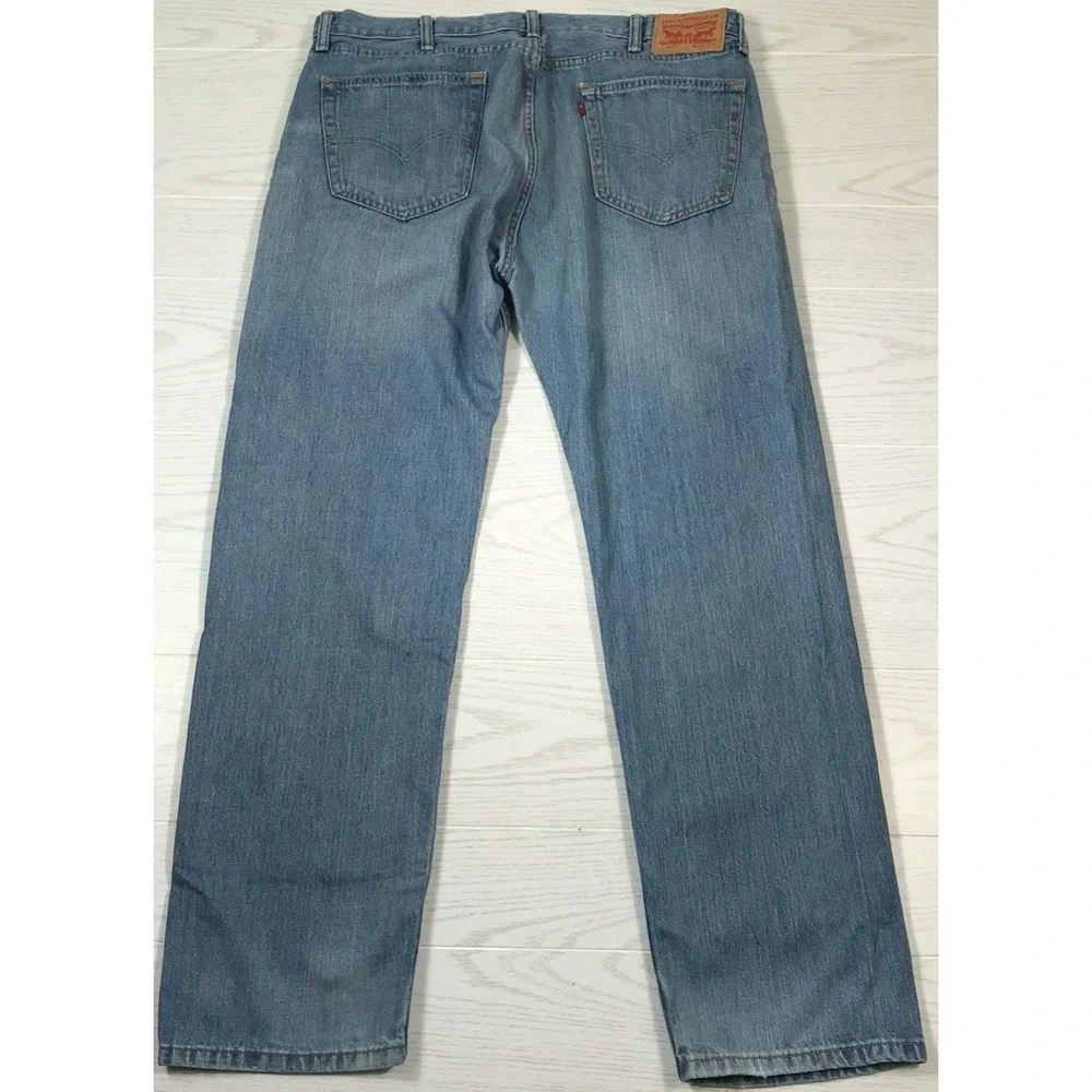 2 Pair of Levi's 505 Jeans Men 38x32 Blue Cotton Mid Rise Work School American